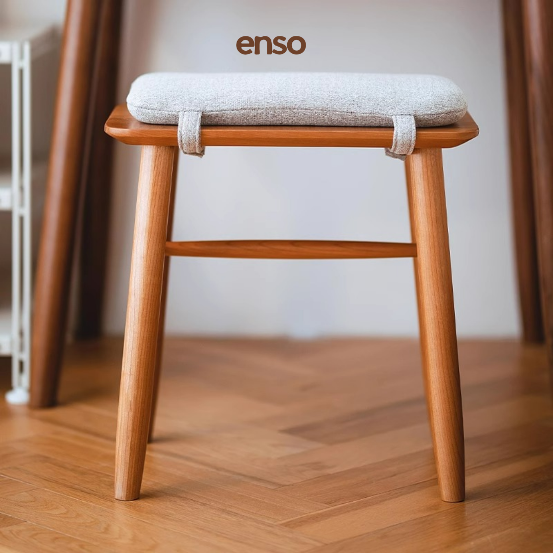 KUMI Solid Wood Stool