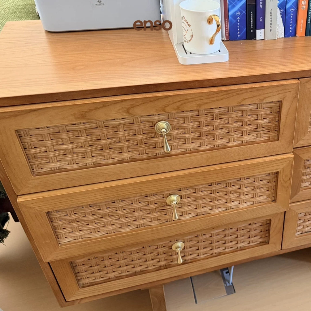 HARUKA Solid Wood Chest of Drawer
