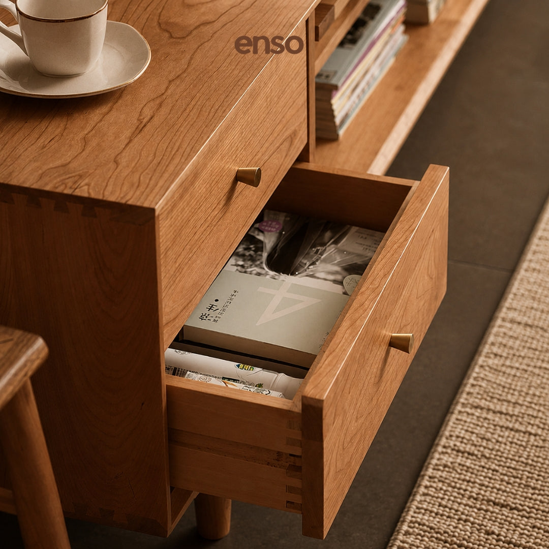 KOHAKU Solid Wood Tv Console