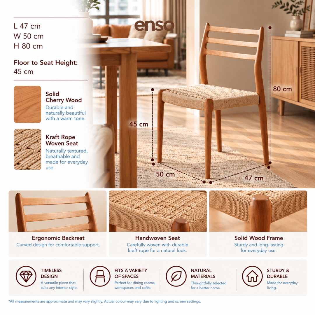 KONA Solid Wood Dining Chair