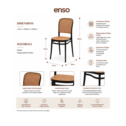 NAGI Cafe Rattan Chair