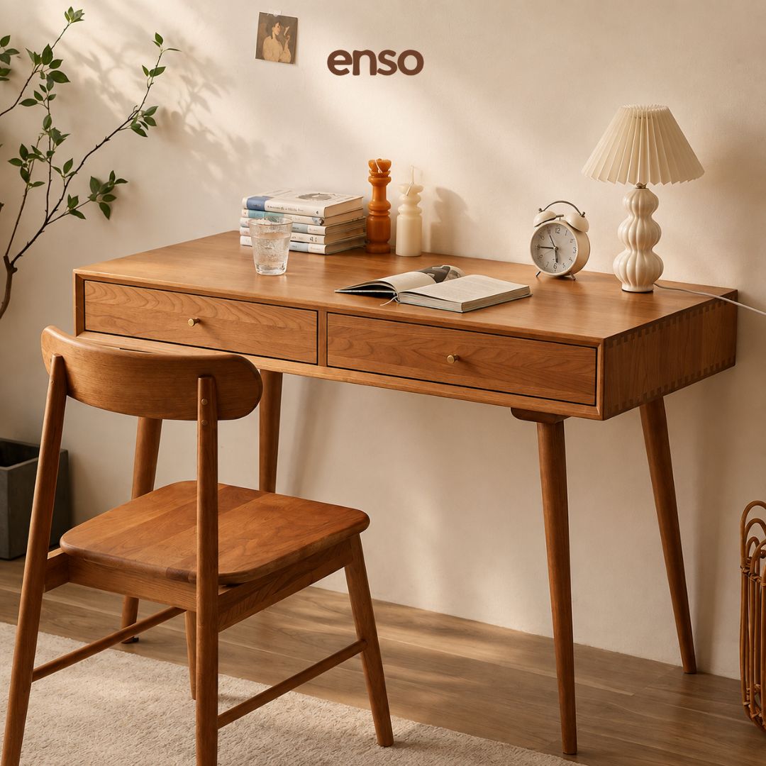MIKA Solid Wood Study Table
