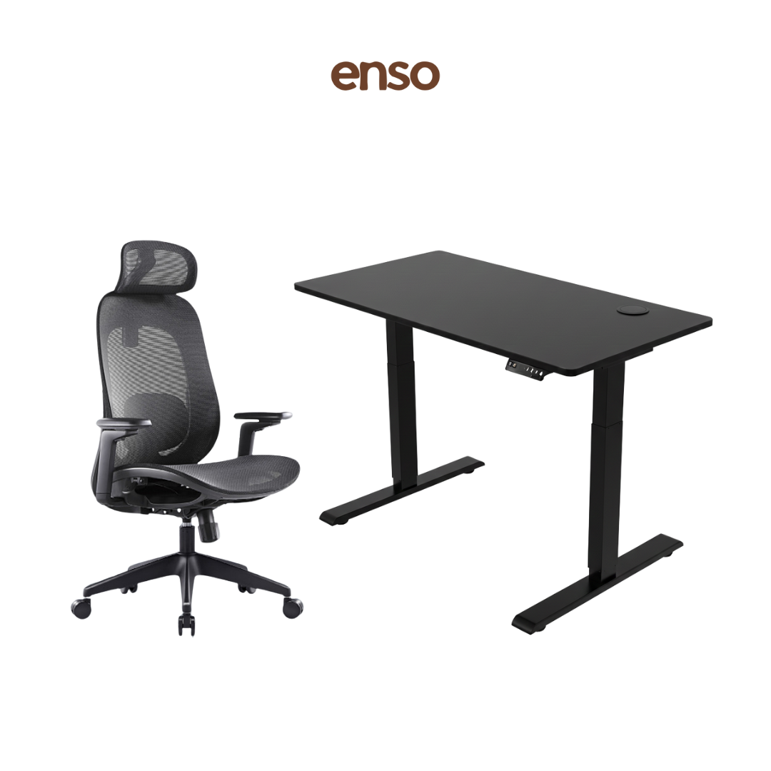 GALORA Ergonomic Office Chair + ENSO Standing Desk Bundle