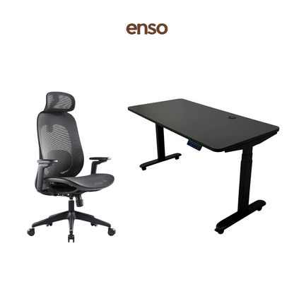GALORA Ergonomic Office Chair + ENSO ProTouch Standing Desk Bundle