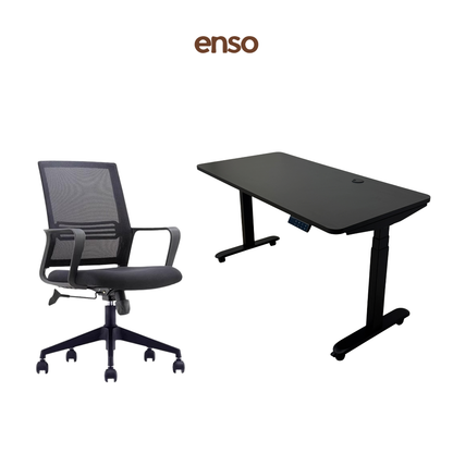ASTRA Mesh Office Chair + ENSO ProTouch Standing Desk Bundle