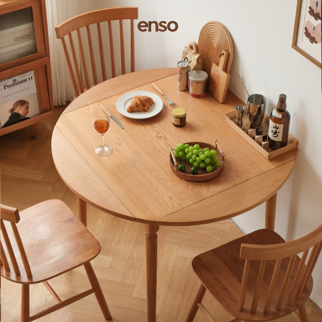 TAKUMI Solid Wood Extendable Dining Table