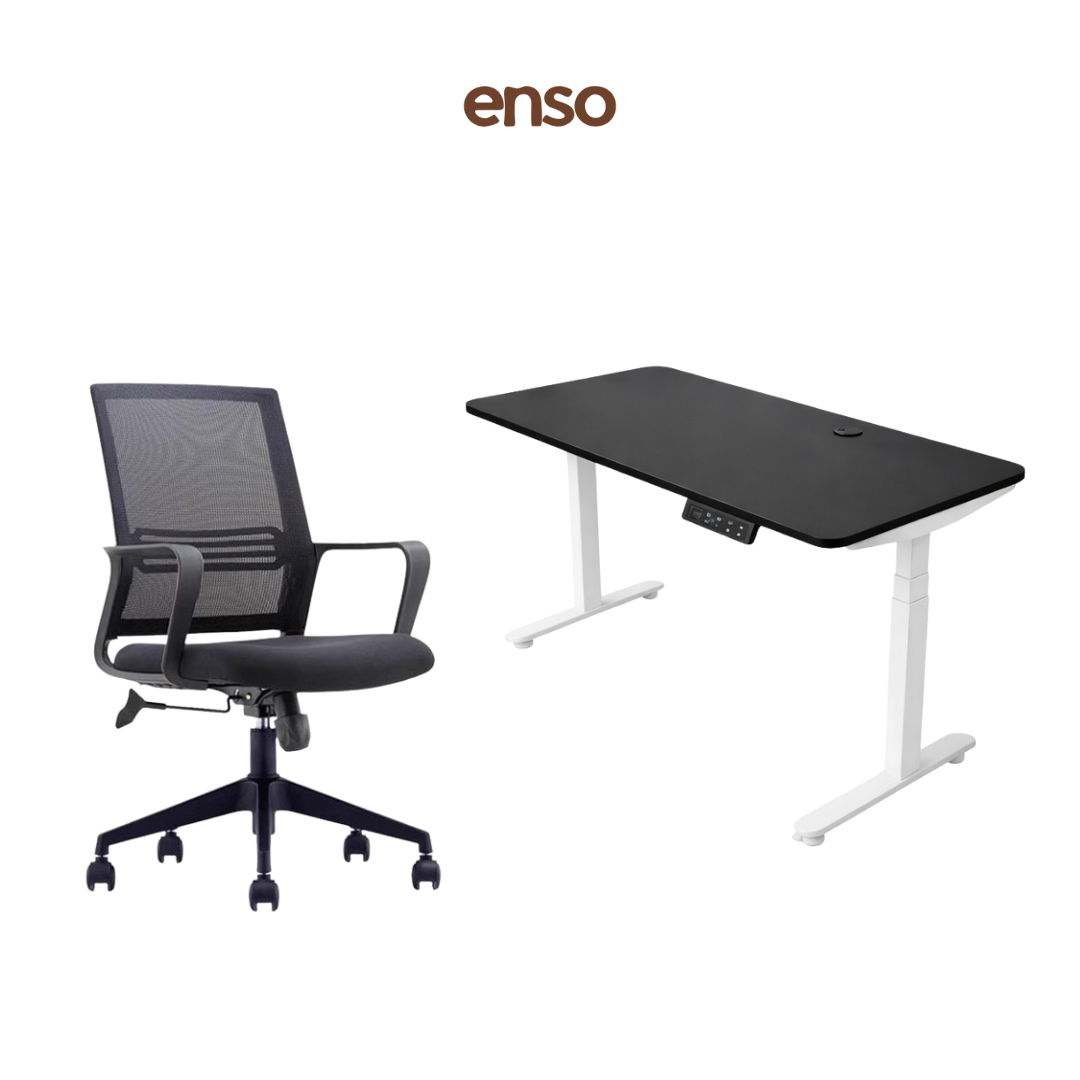 ASTRA Mesh Office Chair + ENSO ProTouch Standing Desk Bundle