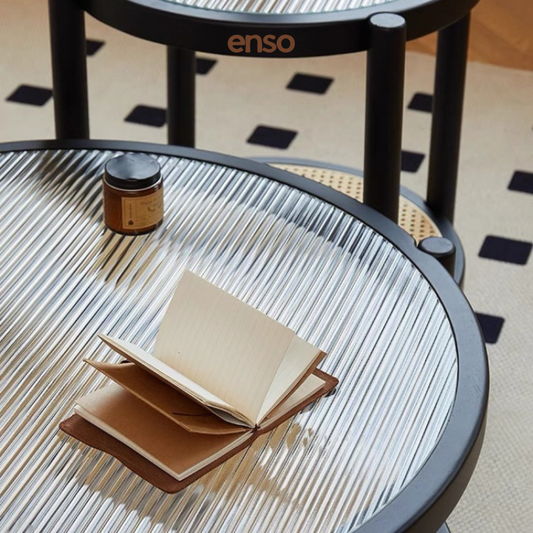 SAZA Fluted Glass Coffee Table