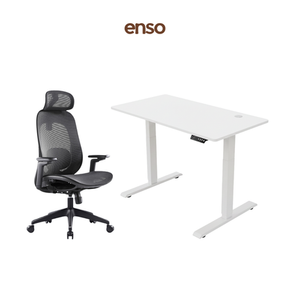 GALORA Ergonomic Office Chair + ENSO Standing Desk Bundle