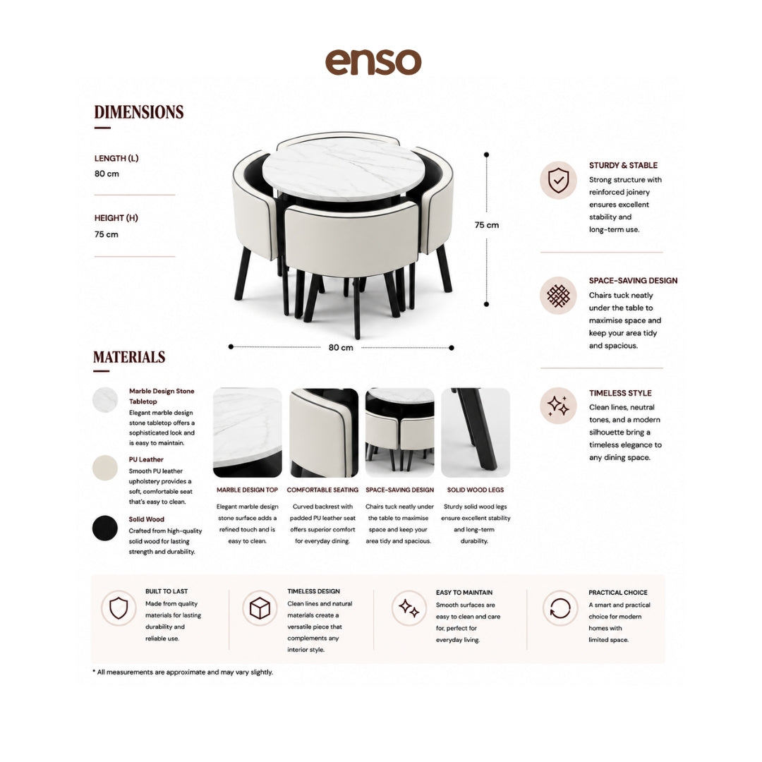ELIOR Dining Table & Chair
