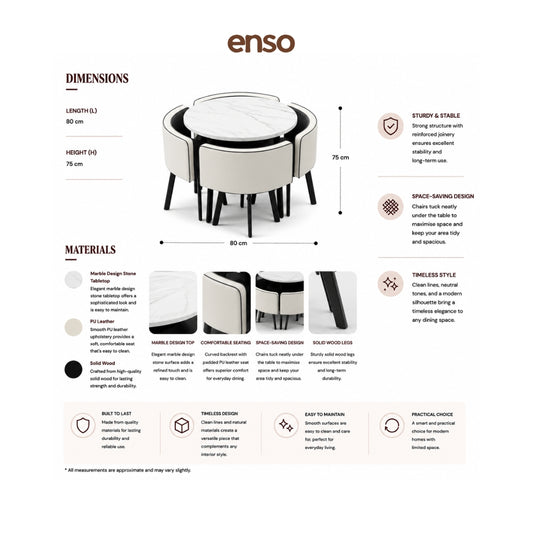 ELIOR Dining Table & Chair