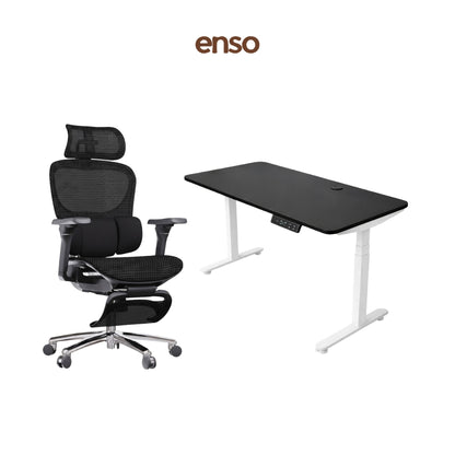 ZYRA Pro Ergonomic Office Chair + ENSO Protouch Standing Desk Bundle