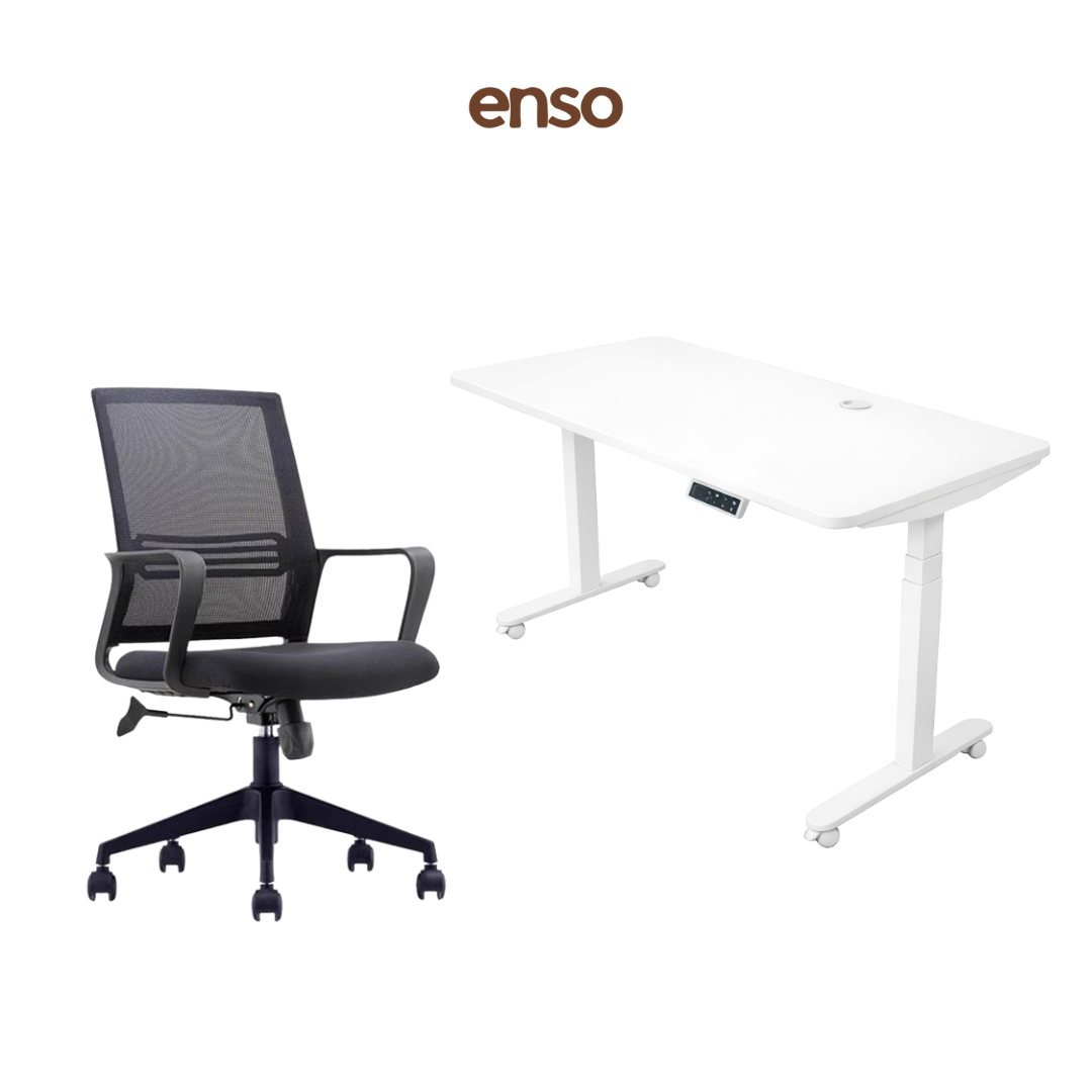 ASTRA Mesh Office Chair + ENSO ProTouch Standing Desk Bundle