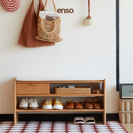TOJI Solid Wood Bench
