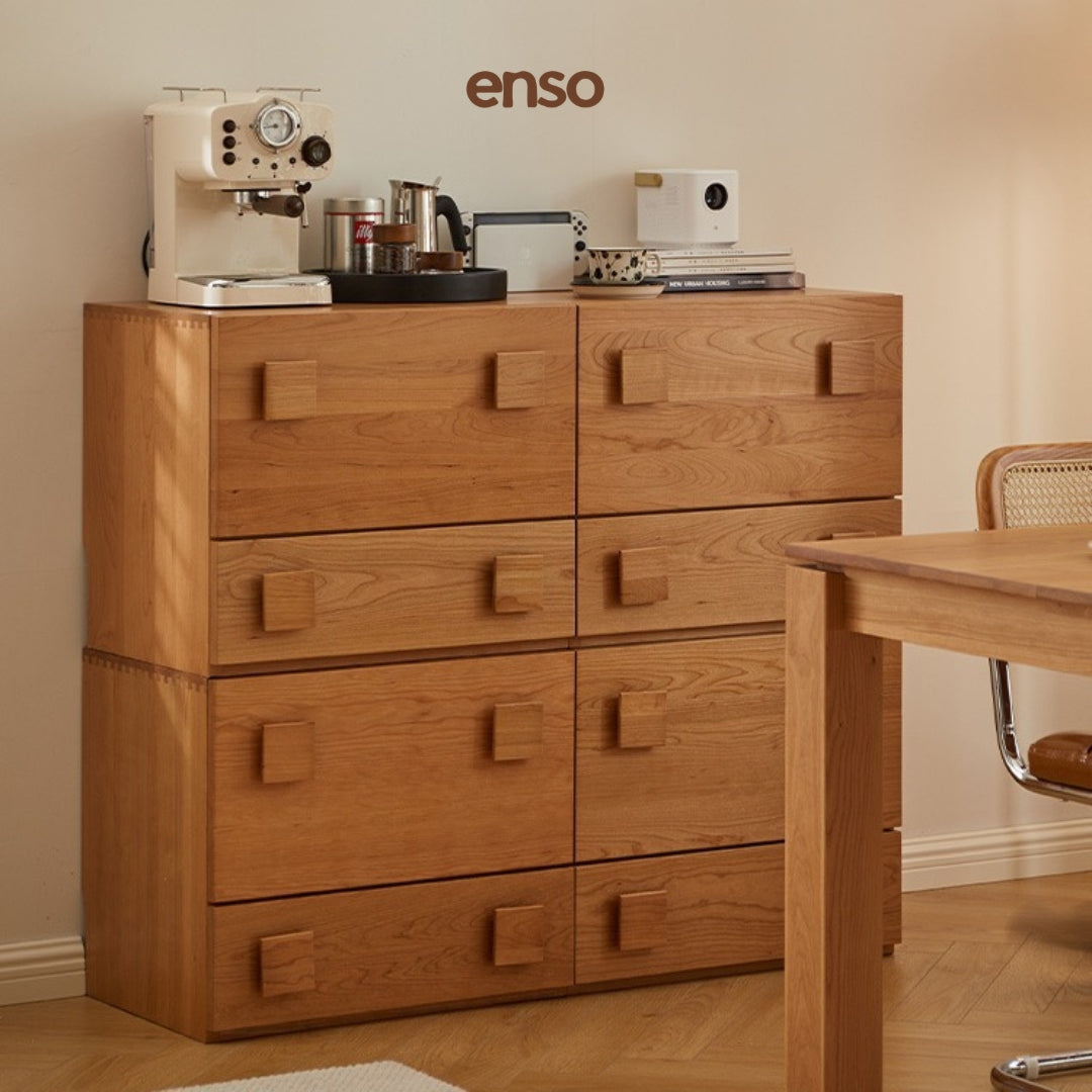 KIYOMI Solid Wood Modular Cabinet