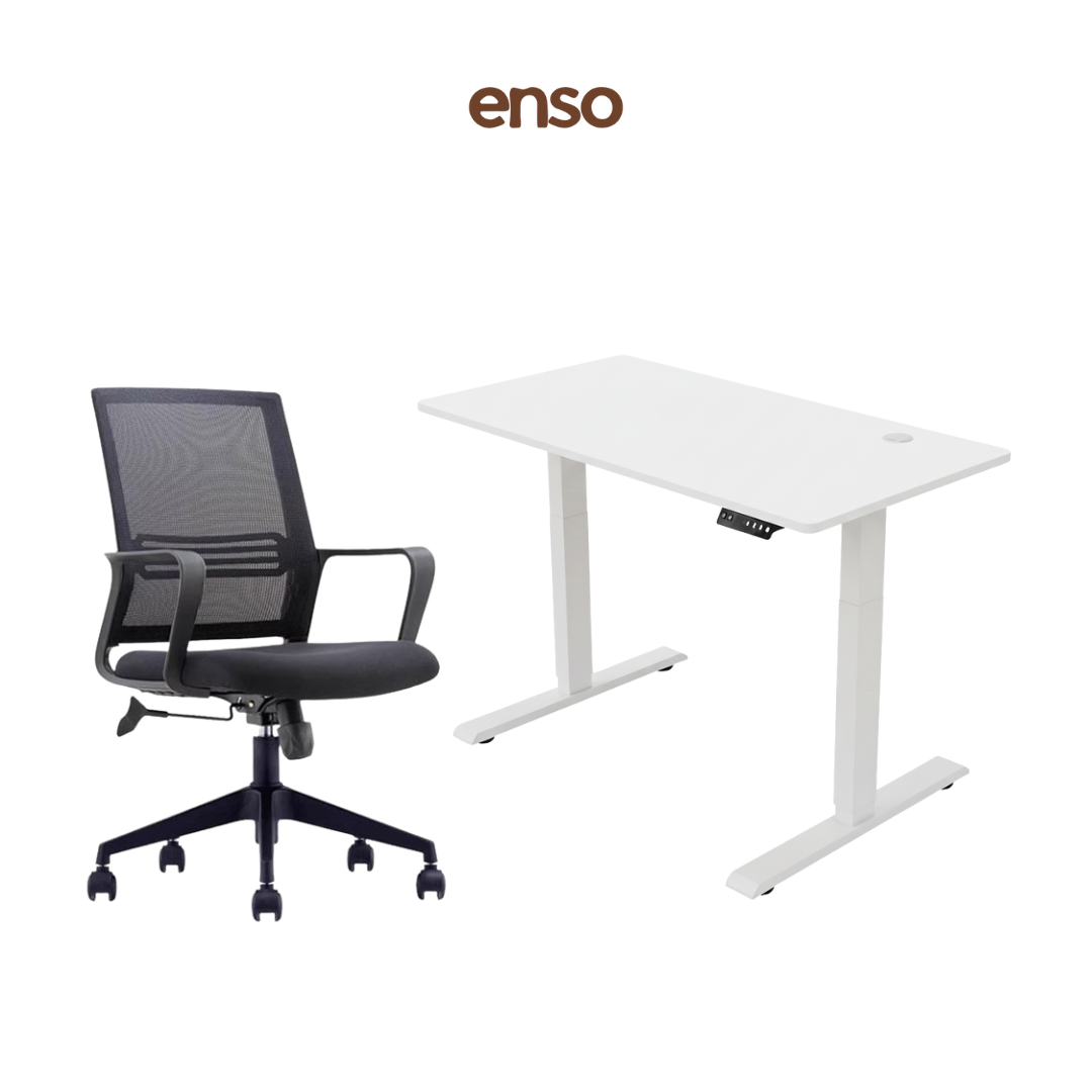 ASTRA Mesh Office Chair + ENSO Classic Standing Desk Bundle