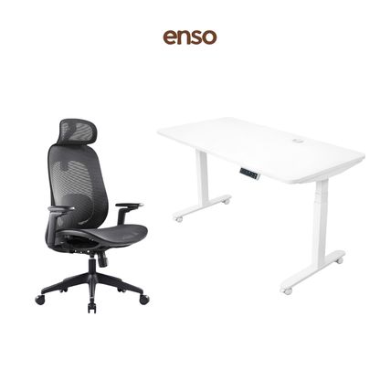 GALORA Ergonomic Office Chair + ENSO ProTouch Standing Desk Bundle