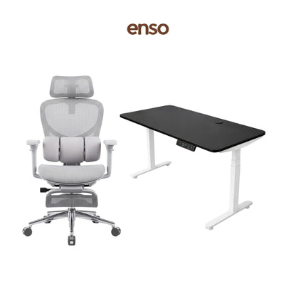 ZYRA Pro Ergonomic Office Chair + ENSO Protouch Standing Desk Bundle