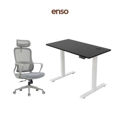 CALORA Ergonomic Office Chair + ENSO Standing Desk Bundle
