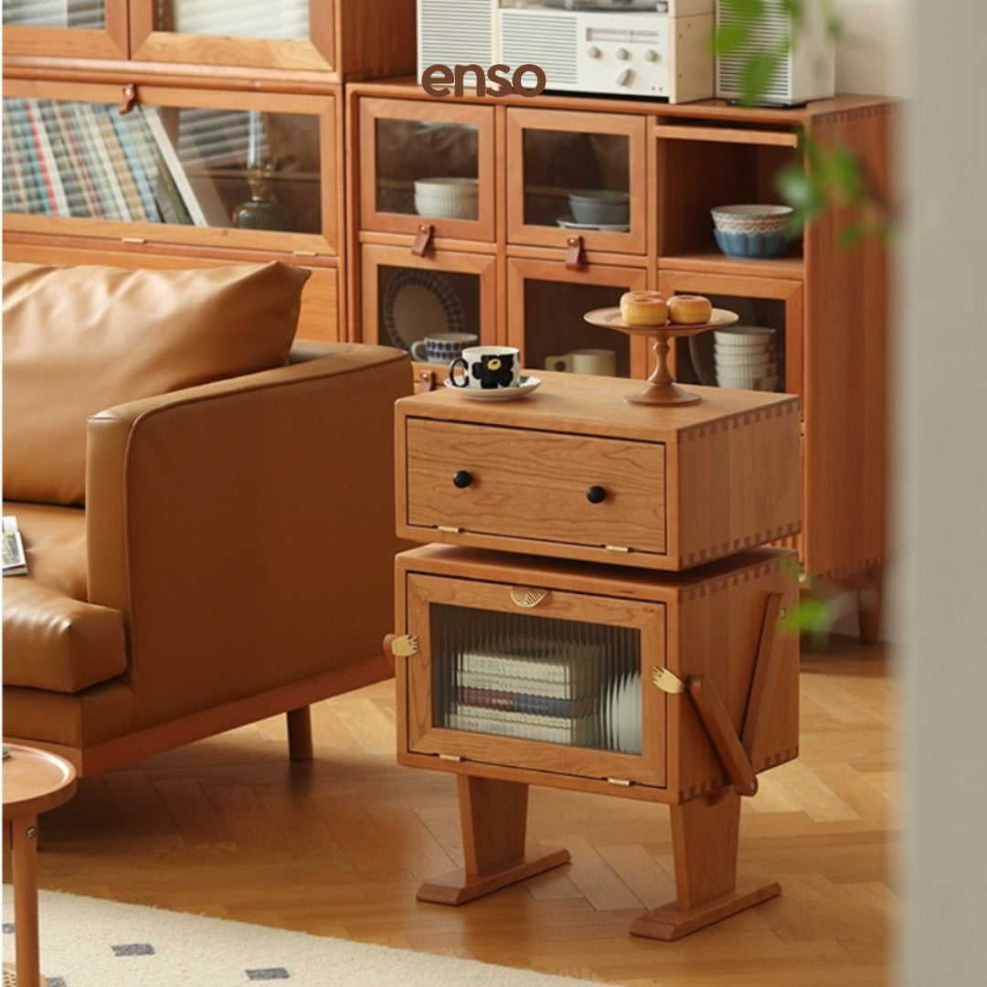 KIBO Solid Wood Cabinet