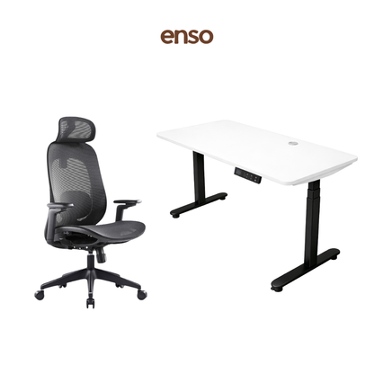 GALORA Ergonomic Office Chair + ENSO ProTouch Standing Desk Bundle