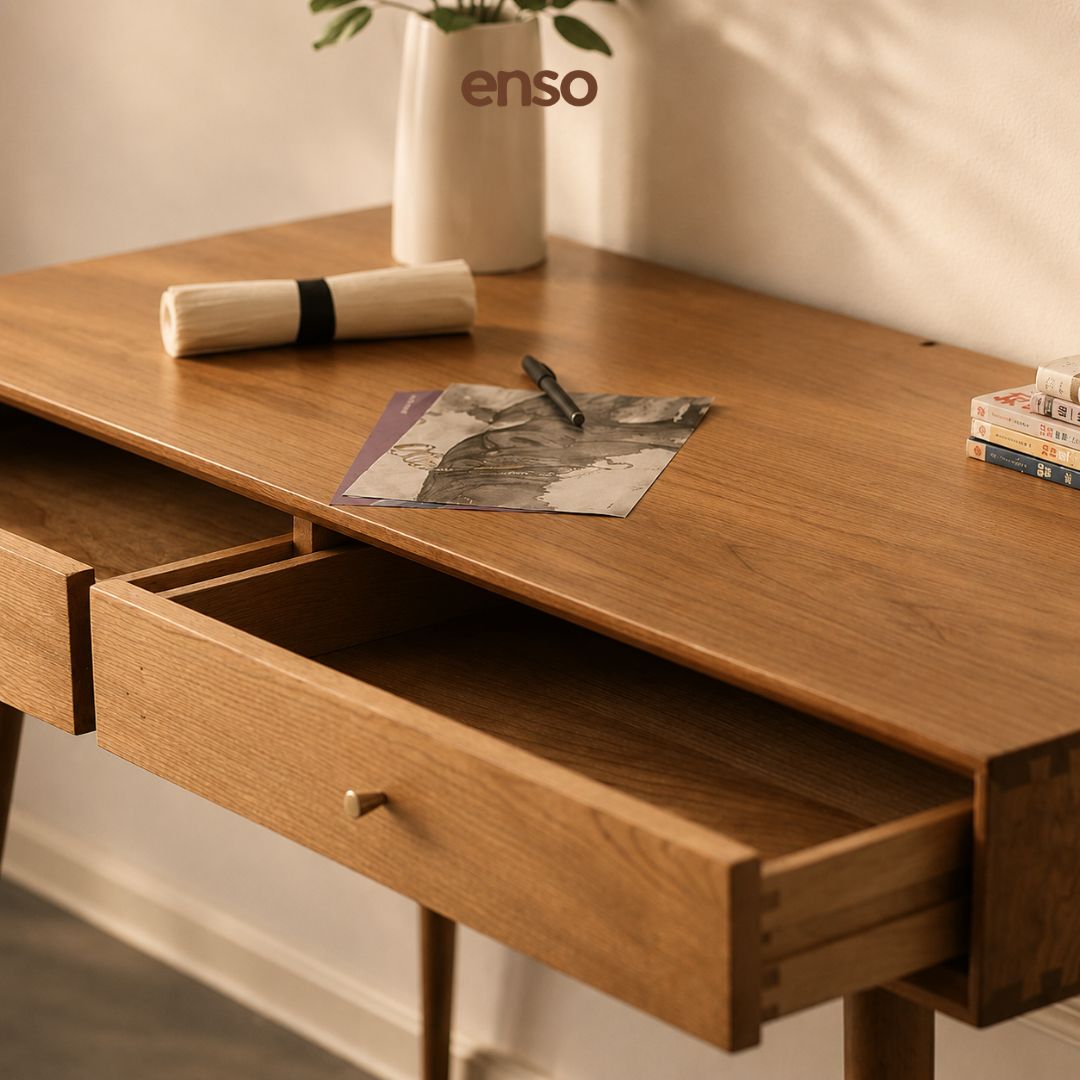 MIKA Solid Wood Study Table