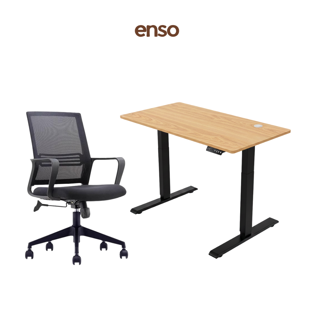 ASTRA Mesh Office Chair + ENSO Classic Standing Desk Bundle