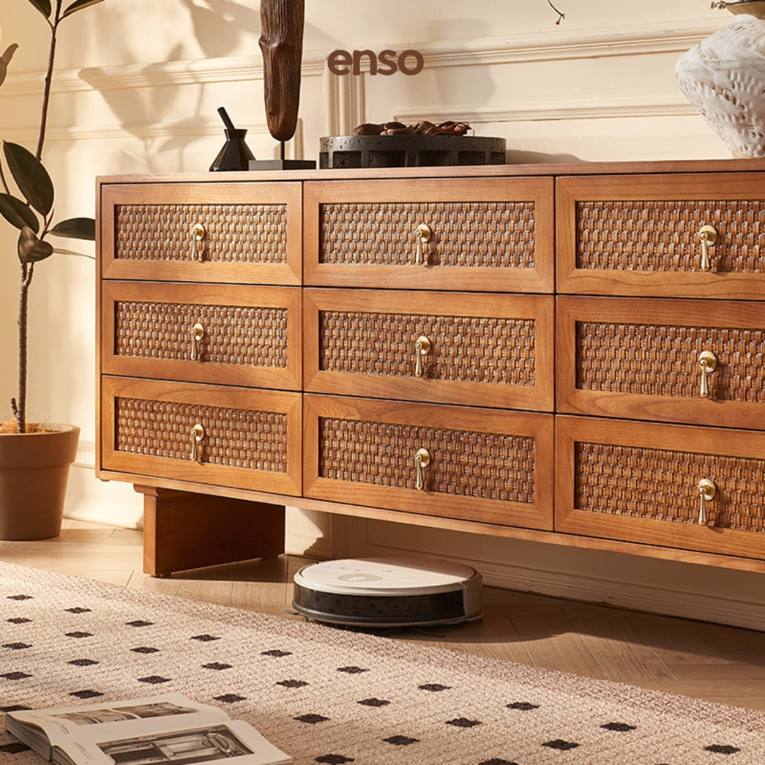 HARUKA Solid Wood Chest of Drawer