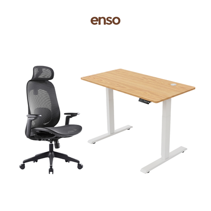 GALORA Ergonomic Office Chair + ENSO Standing Desk Bundle