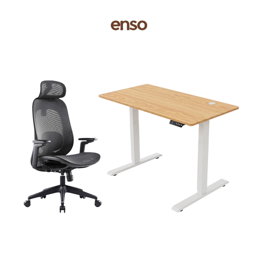 GALORA Ergonomic Office Chair + ENSO Standing Desk Bundle