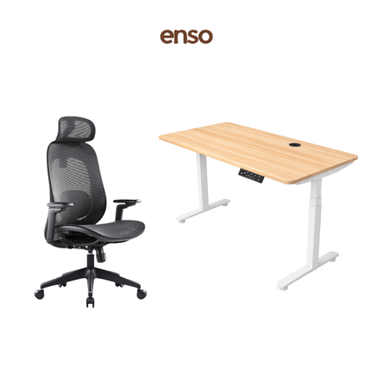GALORA Ergonomic Office Chair + ENSO ProTouch Standing Desk Bundle