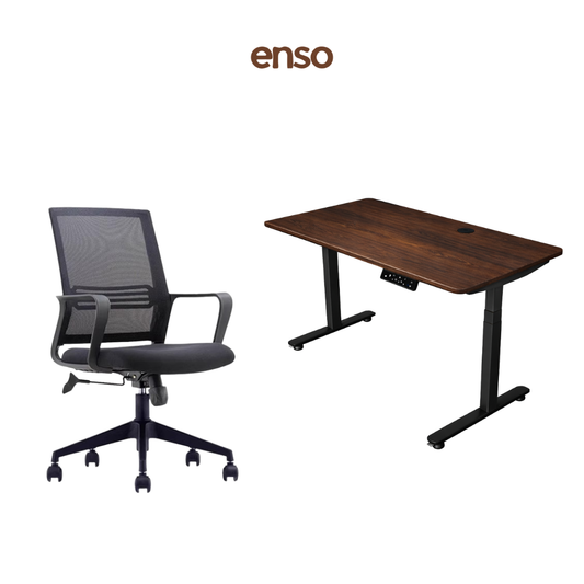 ASTRA Mesh Office Chair + ENSO ProTouch Standing Desk Bundle