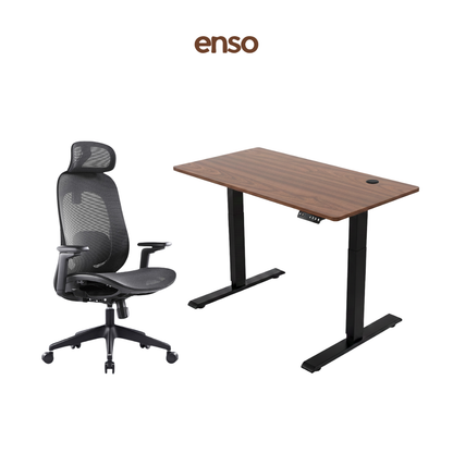 GALORA Ergonomic Office Chair + ENSO Standing Desk Bundle