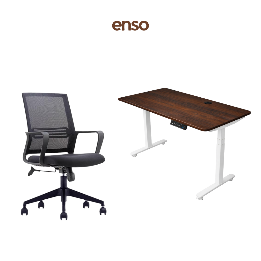 ASTRA Mesh Office Chair + ENSO ProTouch Standing Desk Bundle