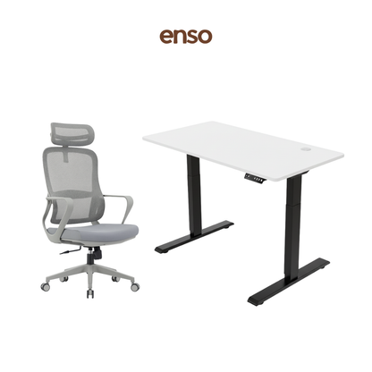 CALORA Ergonomic Office Chair + ENSO Standing Desk Bundle