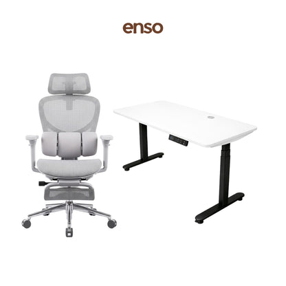 ZYRA Pro Ergonomic Office Chair + ENSO Protouch Standing Desk Bundle