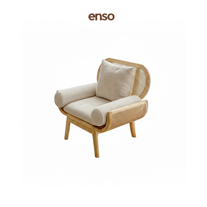 TSUMUGI Rattan Solid Wood Sofa