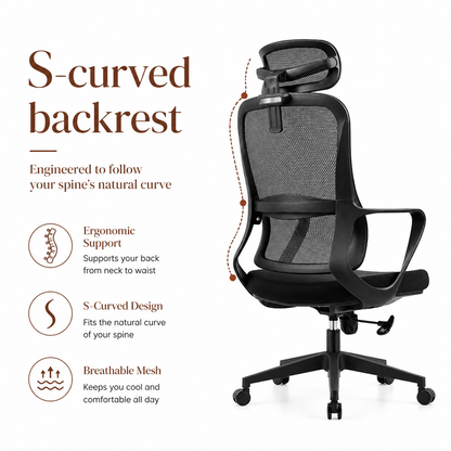 CALORA Ergonomic Office Chair